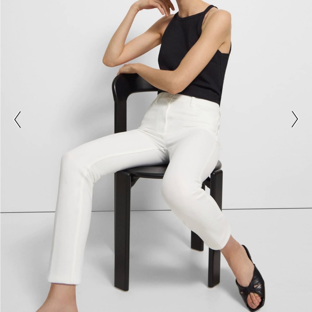 Theory Treeca 5-Pocket Pant in Precision Ponte